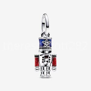Pandora Moveable Nutcracker Dangle Charm